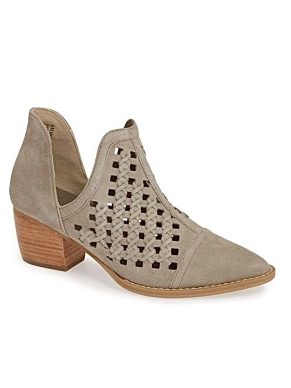 BP Woven Ankle Booties